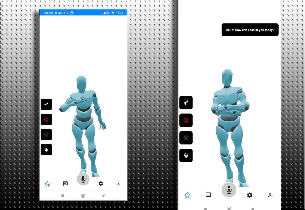 3D AI Powered Virtual Assistant